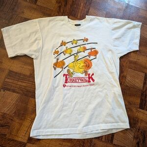 Vintage 1990s Screen Stars Best Turkeywalk Turkey Women's Tshirt Large